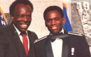 Frank Shines USAFA Grad with Dad