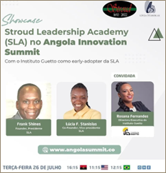 Frank Shines Stroud Family Colorado Lucia Stanislas and Guetto at Angola Innovation Summit Jul 2022
