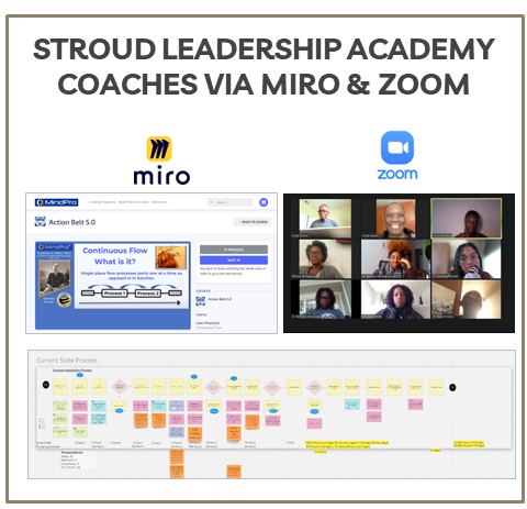 Stroud Leadership Academy Miro Coach and Mentor Board and Zoom